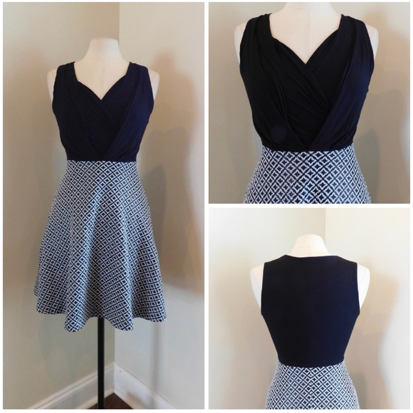 Le Lis Dresses & Skirts - LE LIS ~ Small STITCH FIX Adalea Dress Black Geom